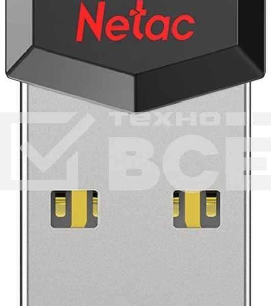 Флеш диск Netac UM81 64Gb <NT03UM81N-064G-20BK>, USB2.0, Ultra compact