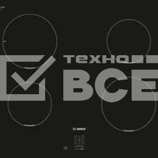 Индукционная варочная поверхность Bosch PUG611AA5E черный