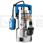 Насос ЗУБР НПГ-Т3-550 профессионал т3 погружной дренажный для грязной воды d частиц до 35мм 550Вт, фото3