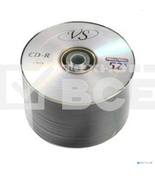 Диск CD-R VS 700 Mb, 52x, Bulk (50), (50/600)
