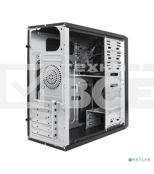 Компьютерный корпус Miditower ExeGate CP-606U-AB500 (ATX, AB500 с вент. 8см, 1*USB+1*USB3.0, аудио)