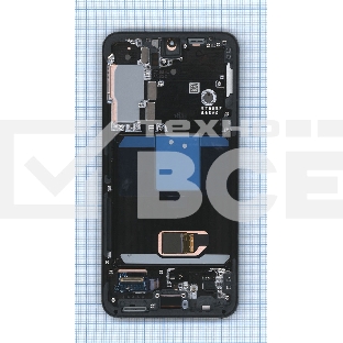 Дисплея для Samsung Galaxy S22 SM-S901B в сборе с тачскрином ServicePack, серый (GH82-27520E)
