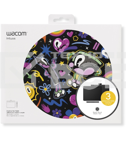 Графический планшет Wacom Intuos S CTL-4100K-N USB черный