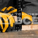 Угольник Denzel 200 х 300 мм, алюминиевый, лазерная гравировка, фото 1