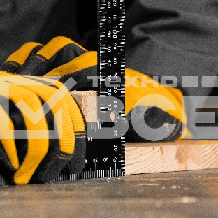 Угольник Denzel 200 х 300 мм, алюминиевый, лазерная гравировка