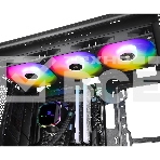 Система водяного охлаждения Thermalright Frozen Prism 360 ARGB Soc-AM5/AM4/1151/1200/2066/1700 черный 4-pin 27dB Al Ret (F-PRISM-360-BL-ARGB), фото7
