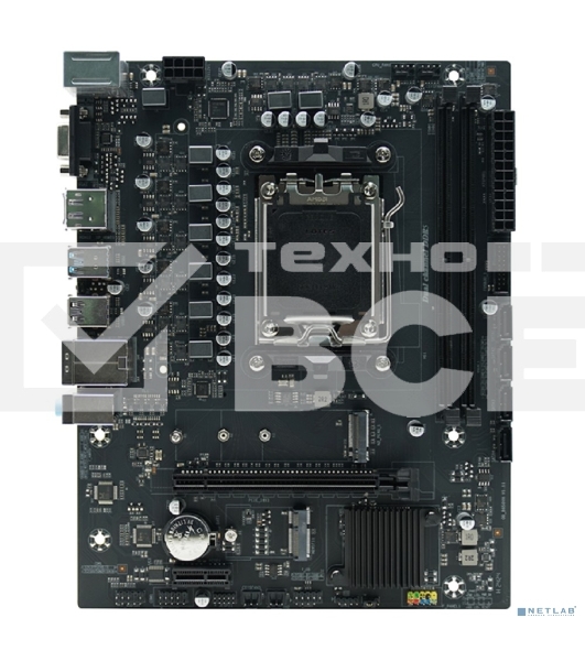 Материнская плата AFOX B650D5-MA-V2, AM5, AMD B650, 2xDDR5, 4xSATA, 1xM.2, 1xPCIe 4.0 x16, 1xPCIe x1, 1xHDMI, 1xDP, 1xVGA, 1x 1Gb LAN, 8xUSB-A (3x3.2 Gen 1, 5x2.0), 3x3.5 мм, 5.1, microATX
