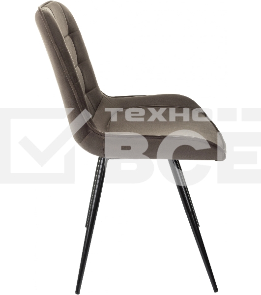 Стул для дома Бюрократ CH-K2_4 комплект 4 шт коричневый Holland 74 металл черный на ножках (CH-K2_1/HL74_4)