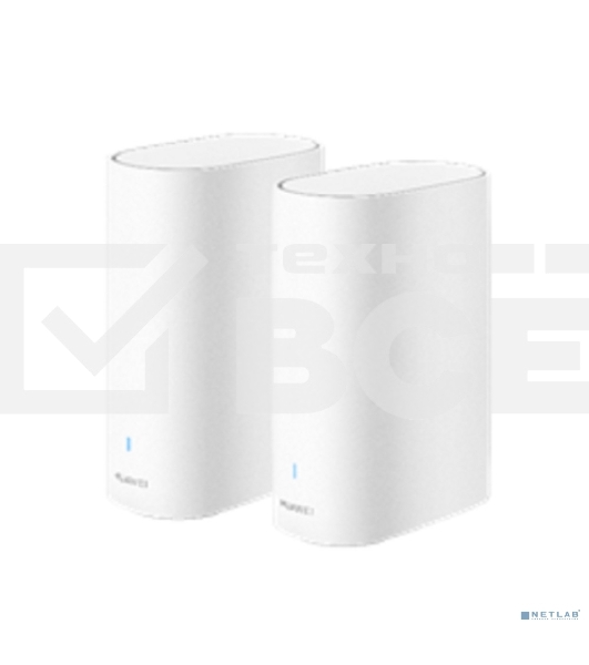 Роутер беспроводной HUAWEI 53030EBN NVWA-AX30-22 WiFi 6 Plus AX3000 Mesh 3+ , MESH-комплект 10/100/1000 Mbit/s WAN/LAN (2-Package)
