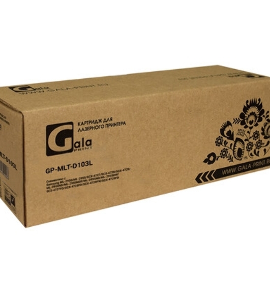 Картридж лазерный GalaPrint GP-MLT-D103L черный (2500 стр) для Samsung ML-2950ND/2951D/2955ND/2955DW/2956D/2956DN/SCX-4701ND/4729HW/4729HW/4729FD/4729FW/4729XFA/4728HN/4728HD/4728FD