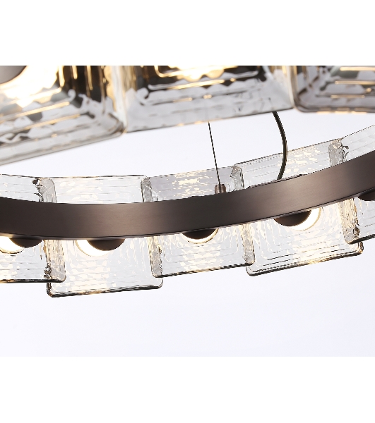 Светильник Ambrella light LH31030 GR/SM серый/дымчатый 72W 3000K D700*150