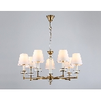 Люстра Ambrella light LH71023/7 BS/WH латунь/белый E14*7 max 40W D820*1130, фото8