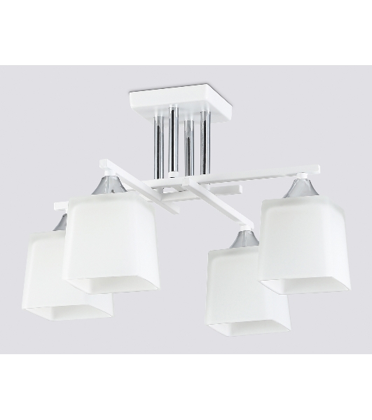 Светильник Ambrella light TR303041/4 WH белый E27/4 max 60W 420*420*260