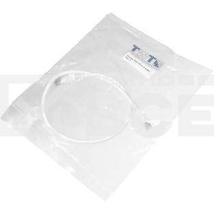 Кабель Патч-корд Lanmaster UTP TWT-45-45-0.5-WH вилка RJ-45-вилка RJ-45 кат.5е 0.5м белый ПВХ