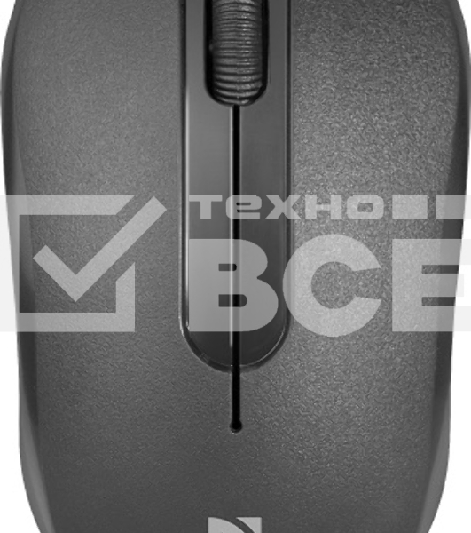 Мышь беспроводная Defender Datum MM-285 черный, 1600 dpi, радиоканал, USB, кнопки - 3