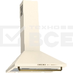 Вытяжка Gorenje WHC63CLI ширина 60 см, 650 м3/ч, Отвод воздуха и рециркуляция, цвет: слоновая кость, фото3