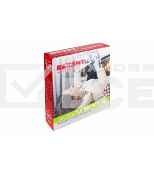 Теплый пол Rexant Slim RNB-190-2300 (2300Вт/190м/ S обогрева, м2: 14,0-19,0) (двух жильный)
