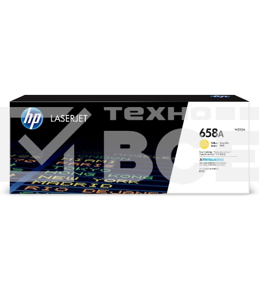 Картридж лазерный HP 658AW2002A желтый для HP CLJ Enterprise M751 (6000 стр.)