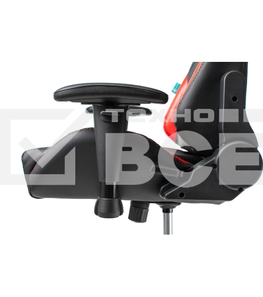 Кресло игровое Бюрократ VIKING 5 AERO RED черный/красный искусственная кожа
