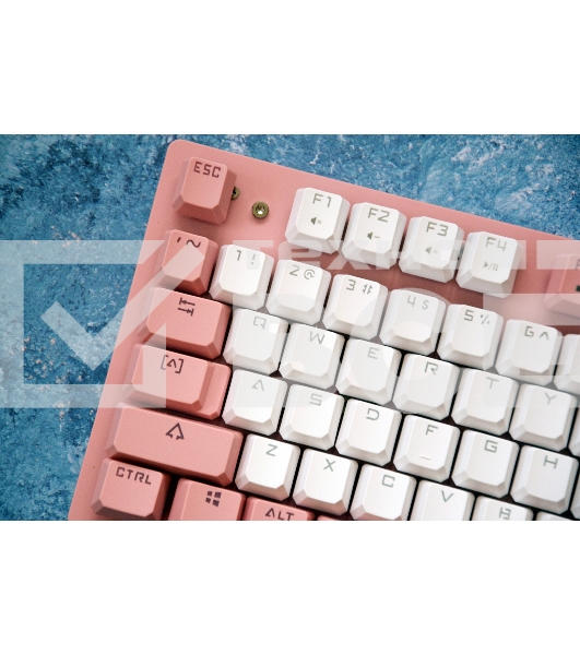 Клавиатура A4Tech Bloody B800 Dual Color проводная USB розовый/белый