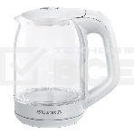 Чайник электрический SUPRA KES-1893, 1.8л, стекло, белый, фото2