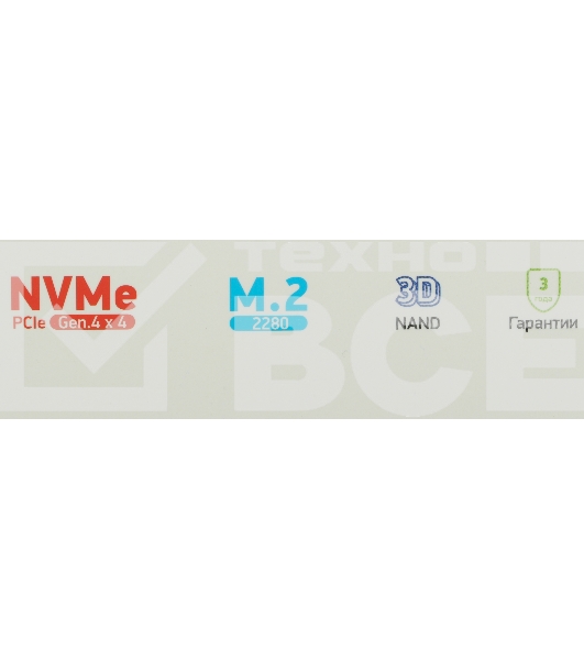 Накопитель SSD Digma Meta G2, 512ГБ, PCIe 4.0 x4, M.2 2280, NVMe, R/W 4800/2700