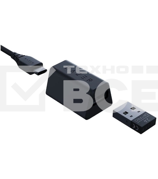 Мышь беспроводная/проводная Razer DeathAdder V3 Pro черный, 30000 dpi, радиоканал, USB, кнопки - 6