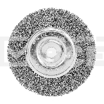 Щетка для УШМ Сибртех, 200 мм, посадка 22,2 мм, плоская, витая проволока, фото4