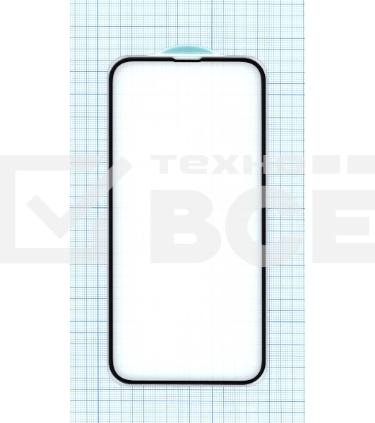 Защитное стекло 6Dдля Apple iPhone 13 Pro черный