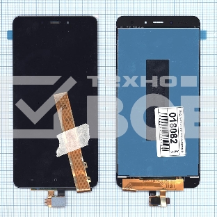 Дисплей для Xiaomi Redmi Note 4 черный