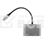Адаптер USB Type-Cm-->VGA, HDMI 4k*30Hz, USB3.0, PD, Audio,iOpen (Aopen/Qust/VCOM)<ACU4511>, фото5