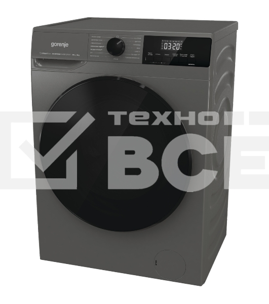 Стирально-сушильная машина Gorenje W2D2A164ADSS/C Титан, загр. фронтальная макс.: 10 кг 1400об/мин класс: А