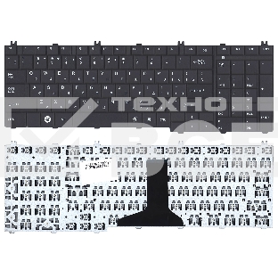 Клавиатура для ноутбука Toshiba Satellite C650 C660 L650 L670 L750 L750D L755 L775 черная