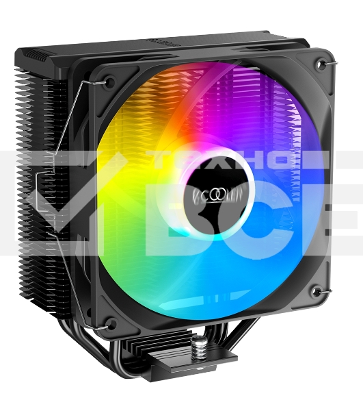 Кулер PCCooler Paladin EX300S S115X/1200/1700/AM4 (24 шт/кор, TDP 125W, 120mm PWM Dynamic Multi-Color LED, 3 тепловые трубки 6мм, 400-1800RPM, 28,6dBa)