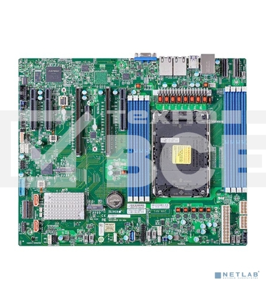 Серверная материнская плата Supermicro X13SEI-F-B, сокет LGA 4677, 8xDDR5, 10xSATA, 2xM.2, 2xPCI-E 5.0 x16, 3xPCI-E x8, 2xGigabit Ethernet, 2xUSB 2.0, 2xUSB 3.2 Gen 1, VGA, EATX