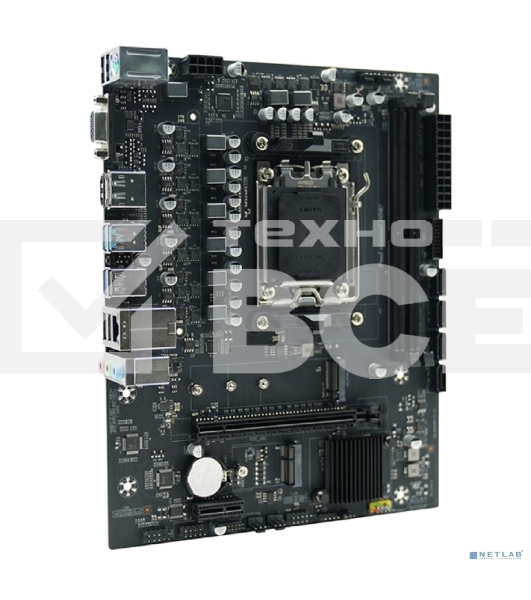 Материнская плата AFOX B650D5-MA-V2, AM5, AMD B650, 2xDDR5, 4xSATA, 1xM.2, 1xPCIe 4.0 x16, 1xPCIe x1, 1xHDMI, 1xDP, 1xVGA, 1x 1Gb LAN, 8xUSB-A (3x3.2 Gen 1, 5x2.0), 3x3.5 мм, 5.1, microATX