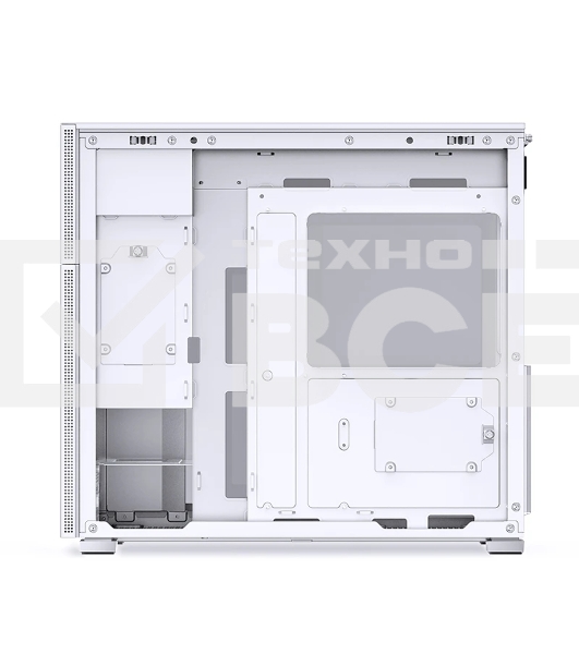 Корпус без блока питания Case JONSBO D41 STD, Midi-Tower, TG, no fan, 1xUSB-A 3.2 + 1xUSB-C 3.2, ATX, mATX White