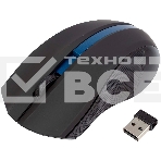 Мышь беспроводная HIPER HOMW-074 черный/синий, 1000 dpi, радиоканал, USB, кнопки - 3, фото8