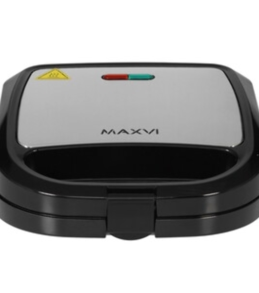 Сэндвичница MAXVI SM751S silver-black