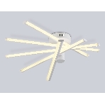 Потолочный светодиодный светильник Ambrella light FL6221 WH белый 70W 3000K-6400K 605*605*170 (ПДУ ИК), фото4