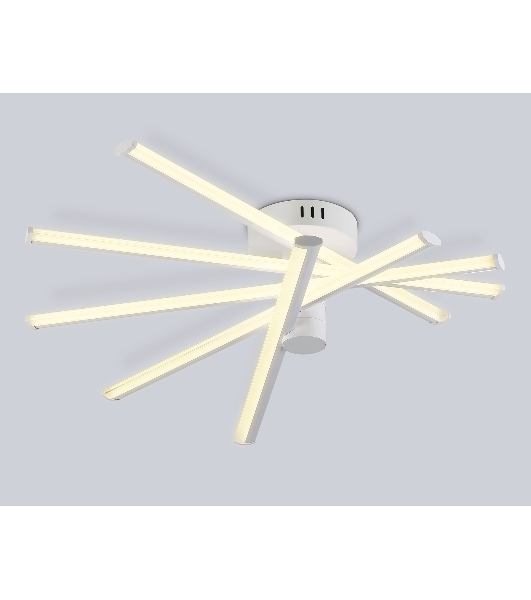 Потолочный светодиодный светильник Ambrella light FL6221 WH белый 70W 3000K-6400K 605*605*170 (ПДУ ИК)
