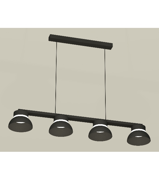 Светильник Ambrella light XB9152100/4 SBK/FR черный песок/белый матовый GX53 (C9152, N8141)