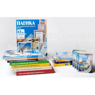 Пленка для ламинирования Office Kit 80мкм A6 (100шт) глянцевая PLP111*154/80