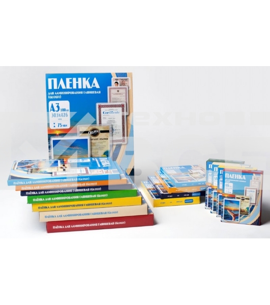 Пленка для ламинирования Office Kit 80мкм A6 (100шт) глянцевая PLP111*154/80