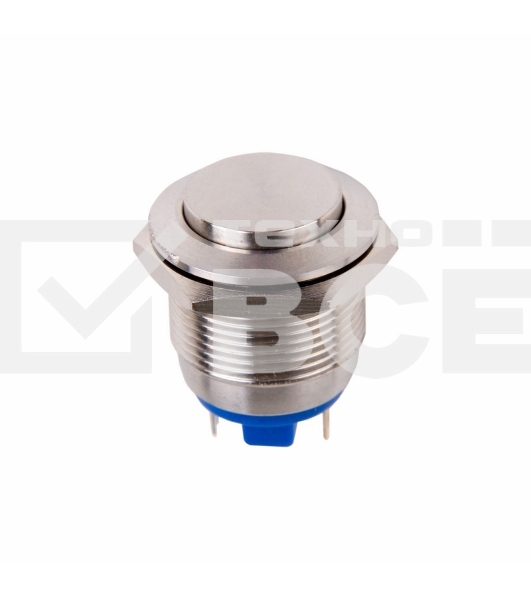 Кнопка антивандальная Rexant Ø19 Б/Фикс (2с) (ON)-OFF выпуклая (PBS-28В-4) (в упак. 1шт.)