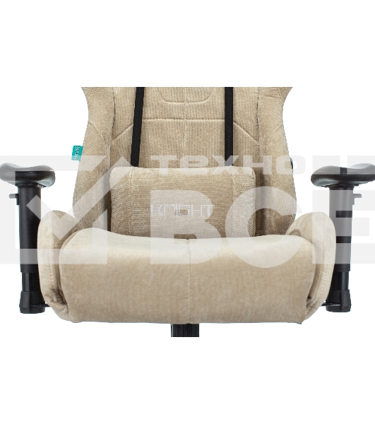 Кресло игровое Бюрократ VIKING KNIGHT LT21 FABRIC песочный крестовина металл/пластик