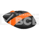 Мышь проводная A4Tech Fstyler FM10 черный/оранжевый, 1600 dpi, USB, кнопки - 4, фото5