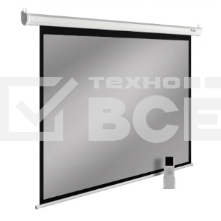 Экран Cactus 150x240см SIlverMotoExpert CS-PSSME-240X150-DG 16:10 настенно-потолочный рулонный тёмно-серый (моторизованный привод)