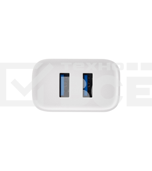 Сетевое зарядное устройство Rexant 2 x USB, 5V, 2.4 A, белое