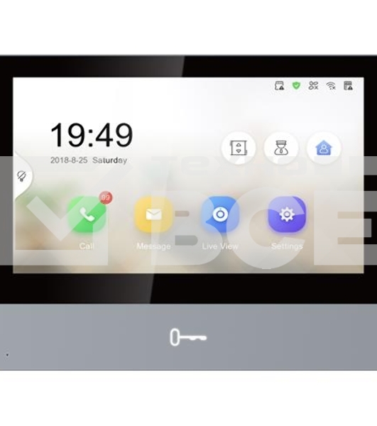 Видеодомофон Hikvision DS-KH8350-WTE1 белый